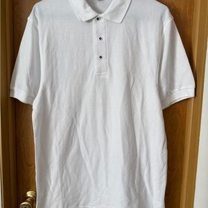 Port Authority Classic White Men's Polo Shirt Size Small